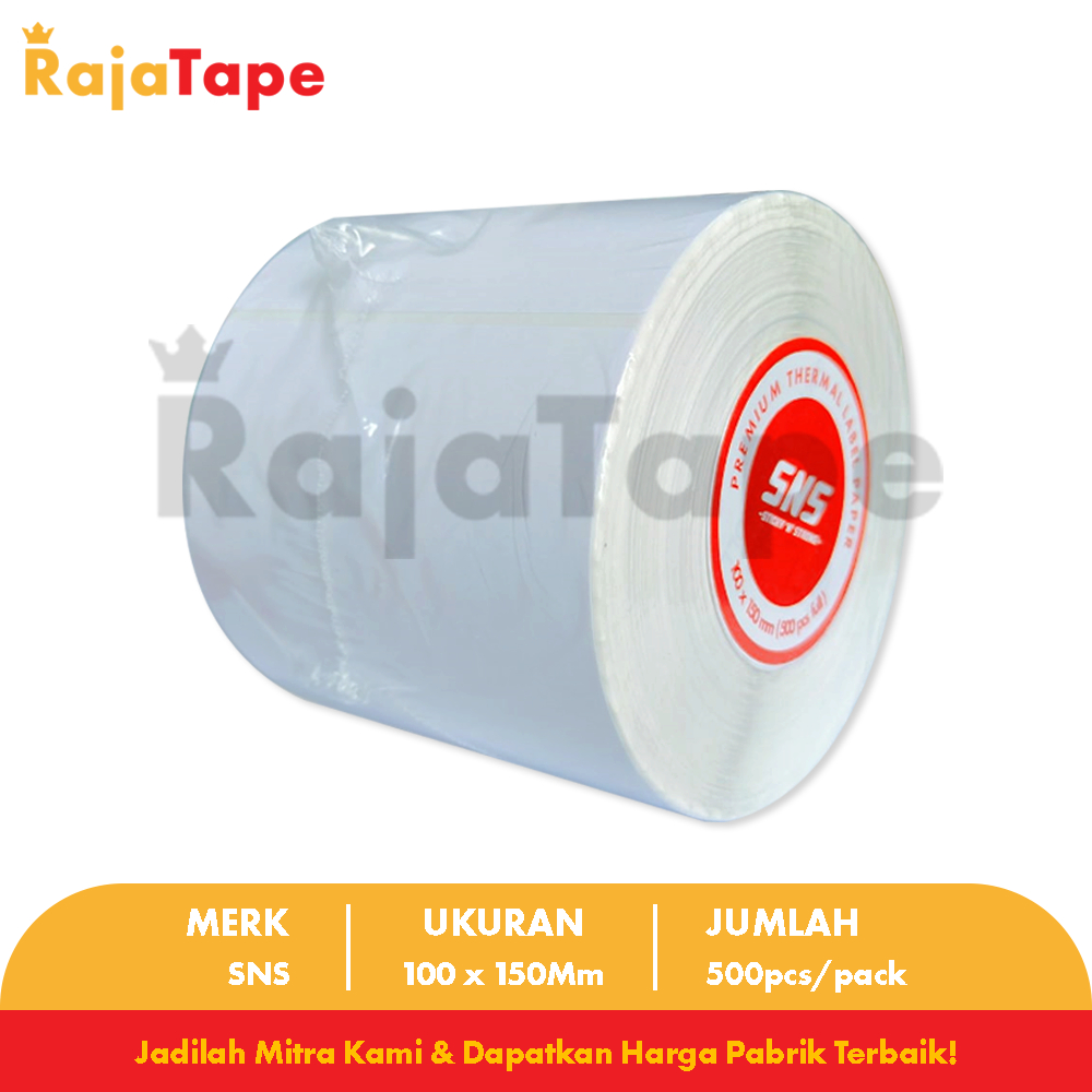 

Label Sticker Thermal 10 Cm x 15 Cm 500 Pcs FULL