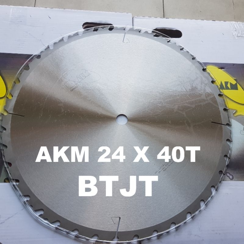AKM PISAU GERGAJI CIRCULAR SAW BLADE  24" X 40T GIGI AKM GERMANY