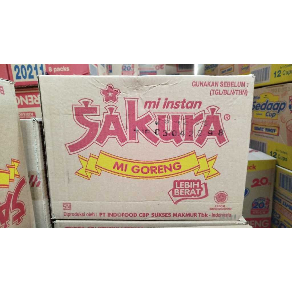 

1 dus MIE SAKURA 60GR indomie mie murah enak mie jadul legend 2rban