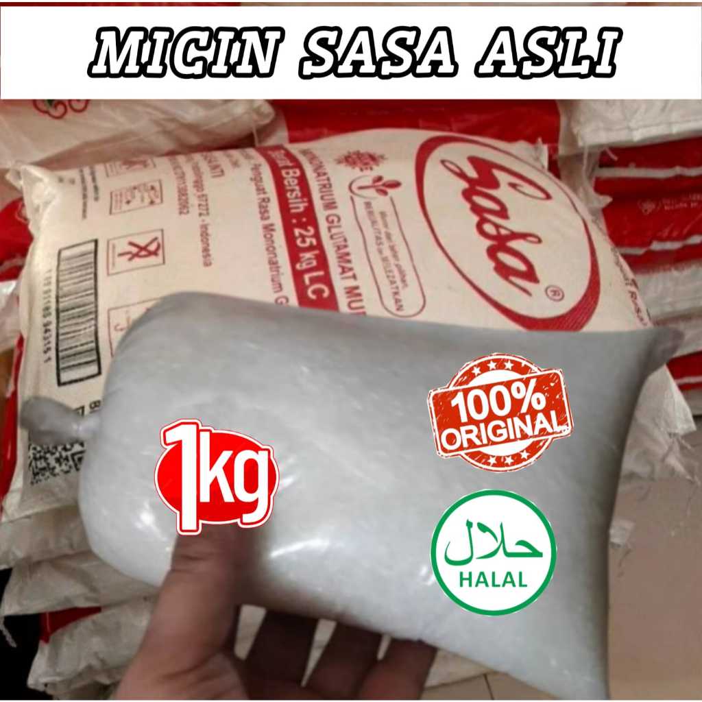 

MICIN SASA 1 KG ASLI MECIN SASA KILOAN MURAH