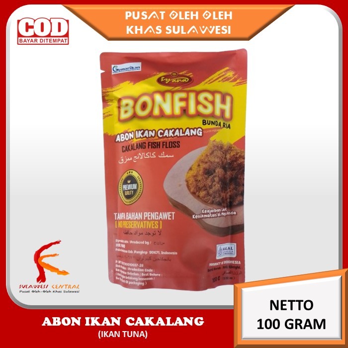 

Abon Ikan Cakalang Khas Sulawesi 100 gr