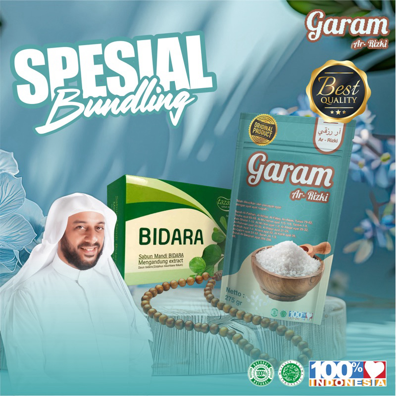 

Spesial Bundling Garam ArRizki 275gr | Meningkatkan Kesehatan Tubuh