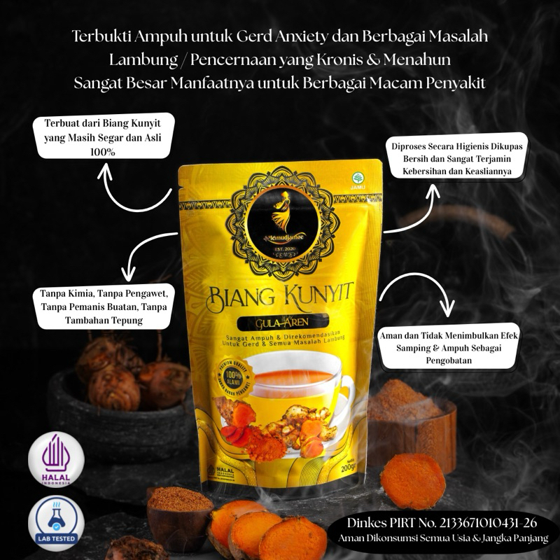 

Biang Kunyit GULA AREN Paling Ampuh Untuk GERD Anxiety /Asam Lambung & Maag KRONIS