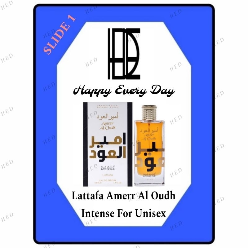 Parfum Refill Lattafa Ameer Al Oudh Intense For Unisex