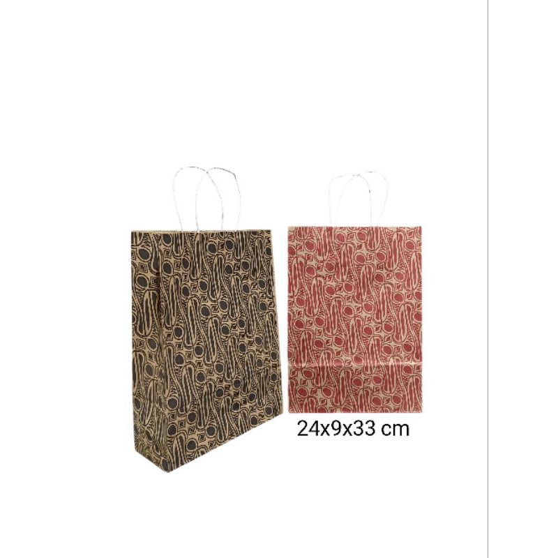 

paperbag batik 24x9x33 cm isi 20 pc