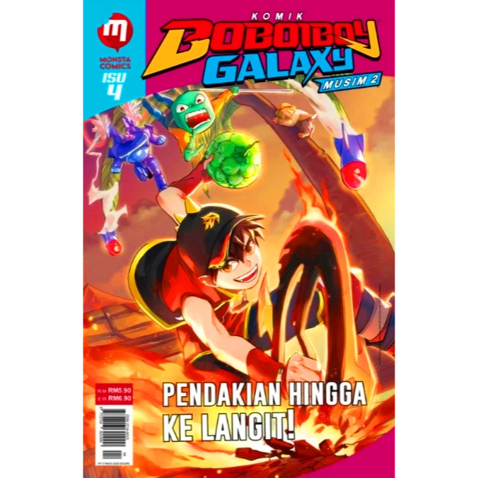 TERMURAH Komik Boboiboy Galaxy musim 2 : isu 4 'Pendakian Hingga ke Langit' - seri buku comic cerita