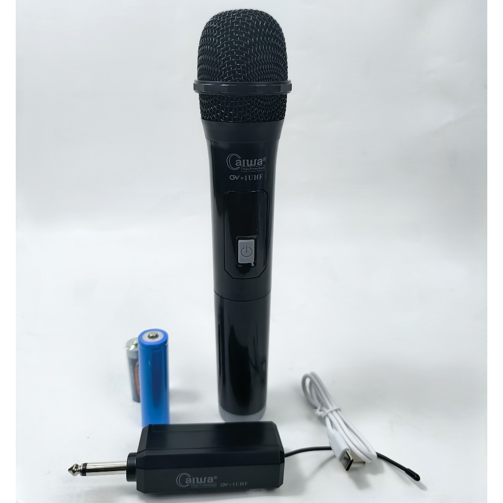 Professional Microphone MIC WIRELESS AIWA CW 1 UHF ,MICROPHONE AIWA CW1 UHF CW-1 ORI Mantap