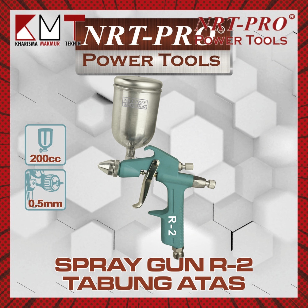 

KODE Y88R SPRAY GUN ALAT SEMPROT CAT AIR R2 TABUNG ATAS NRTPRO