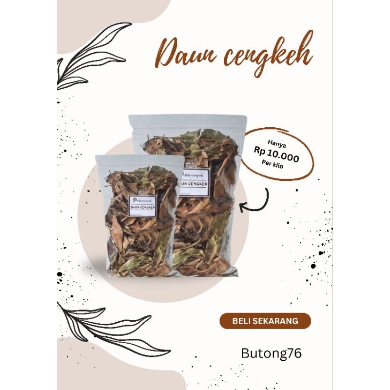 

Daun Cengkeh Kering 1 Kg Termurah Obat Segala Penyakit