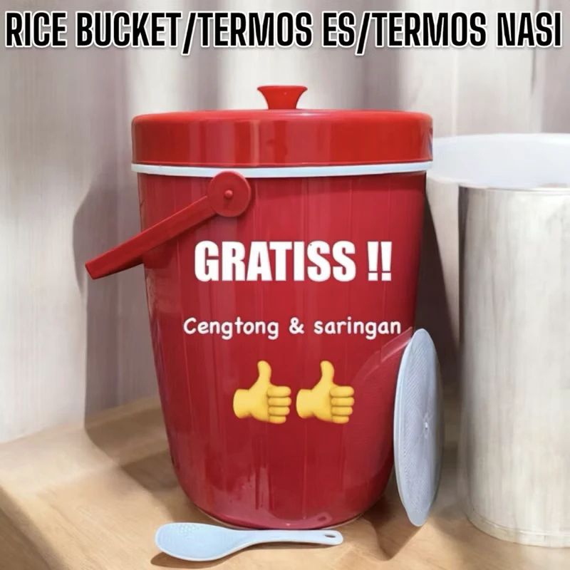 rice bucket 6,5liter / 8,5liter / 14 liter / 26 liter / 30 liter / thermos nasi / termos es / tempat