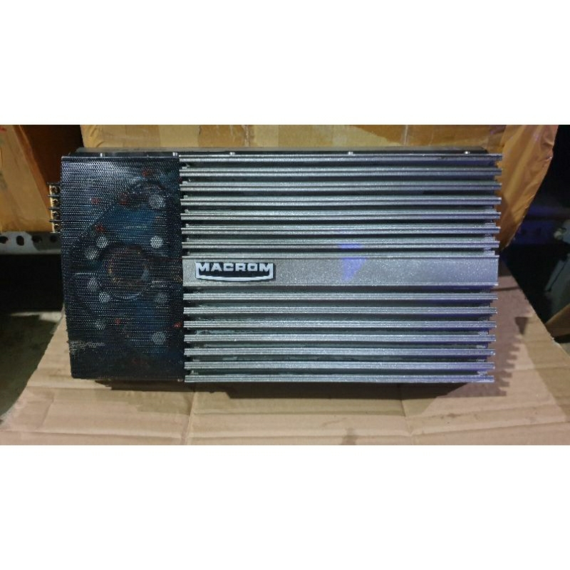power amplifier mobil 4channel macrom sp4040x second bekas normal siap pakai