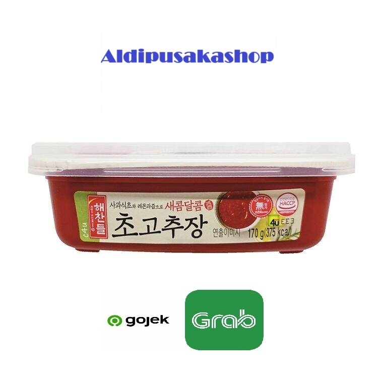 

Haechandle Cho Gochujang Vinegar Hot Pepper Paste 170gr - Dip Sauce Made In Korea