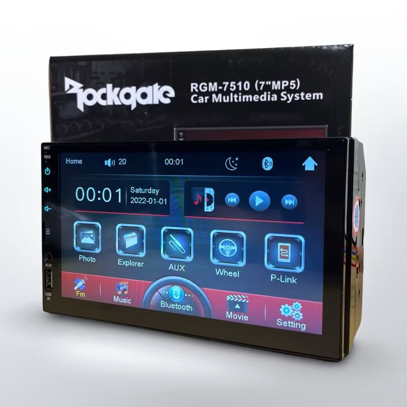 Head unit Double din 7 inch Rockgate RGM-7510 RGM 7510 Deckles mp5 usb mirrolink