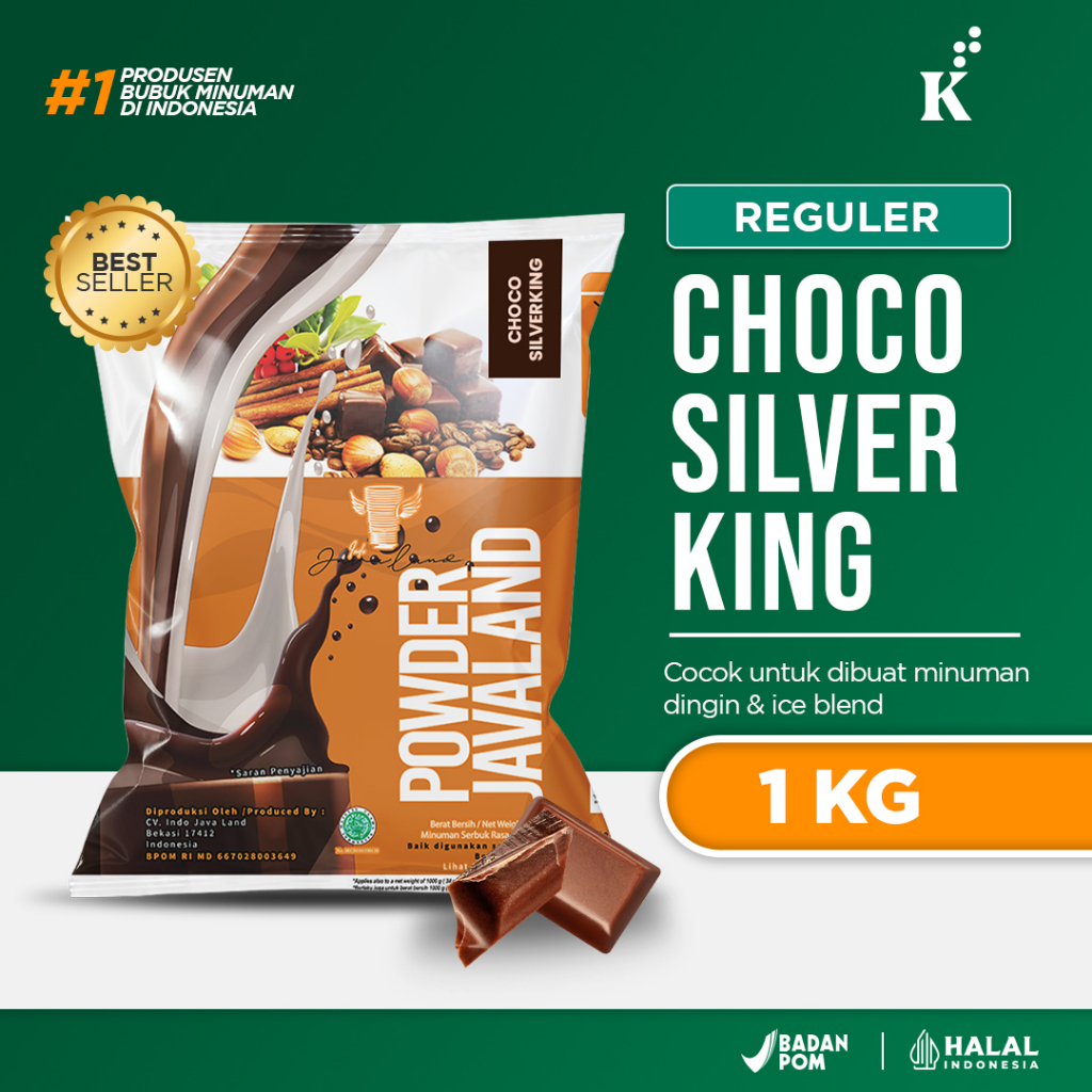 

Bubuk Minuman Rasa Silverqueen / Silverking Bubble Drink Powder Drink Ice Blended Javaland Minuman Instan