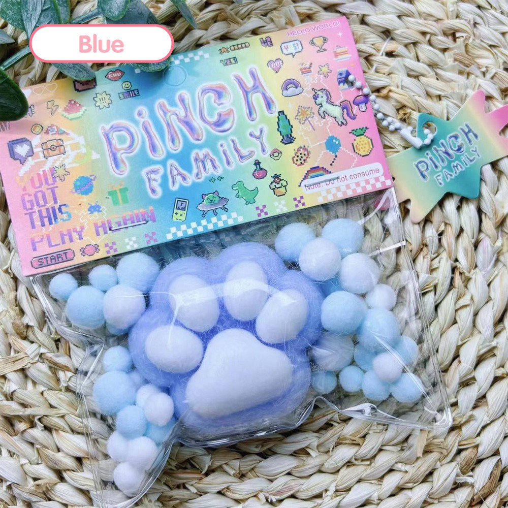 (MGS) TABA SQUISHY PINCH PAW / Taba Squishy Pinch Paw Karakter Mainan Pencet Squeeze Soft Cat Lembut