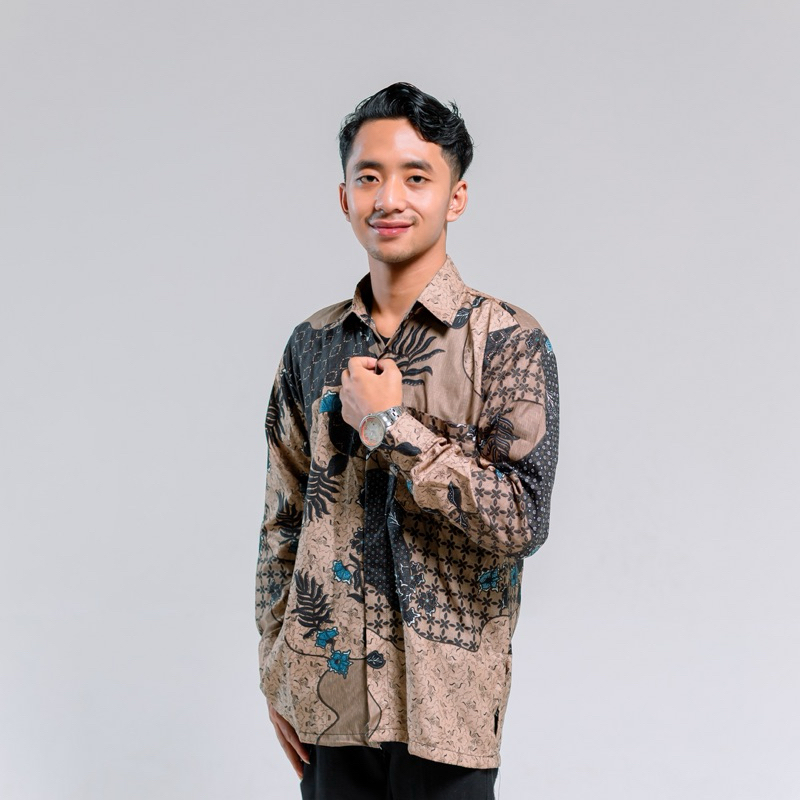 DISKON KEMEJA BATIK PRIA LENGAN PANJANG PREMIUM MURAH 50 RIBUAN MODEL MODERN KEKINIAN