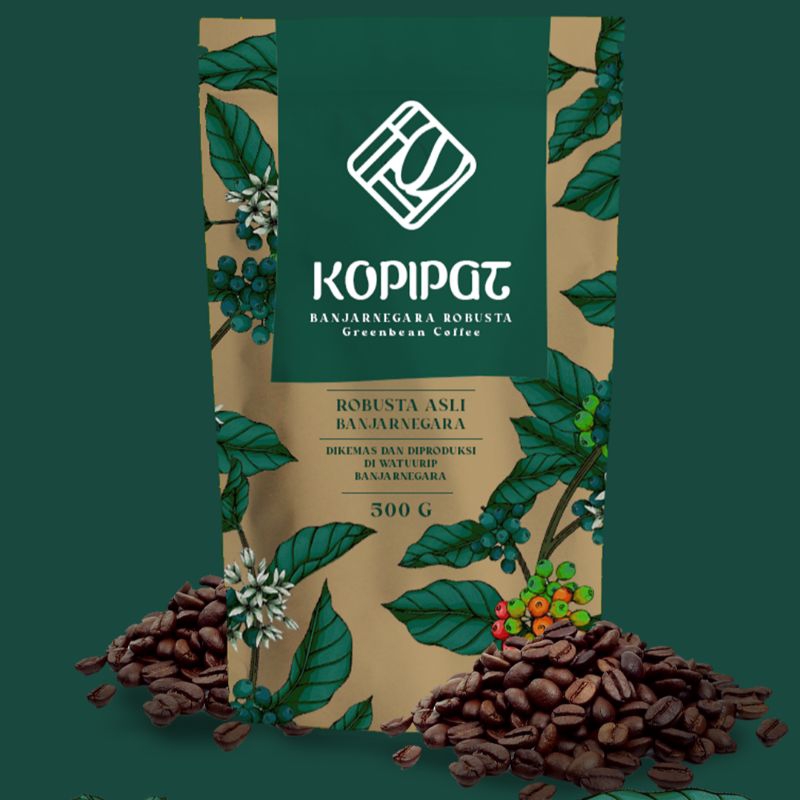 

KOPIPAT by thisntalkshop - Kopi Robusta [Greenbean] Asli Banjarnegara 1000g/1kg