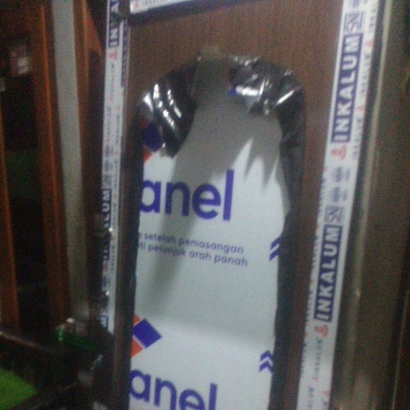 kusen pintu alumunium ACP serat kayu