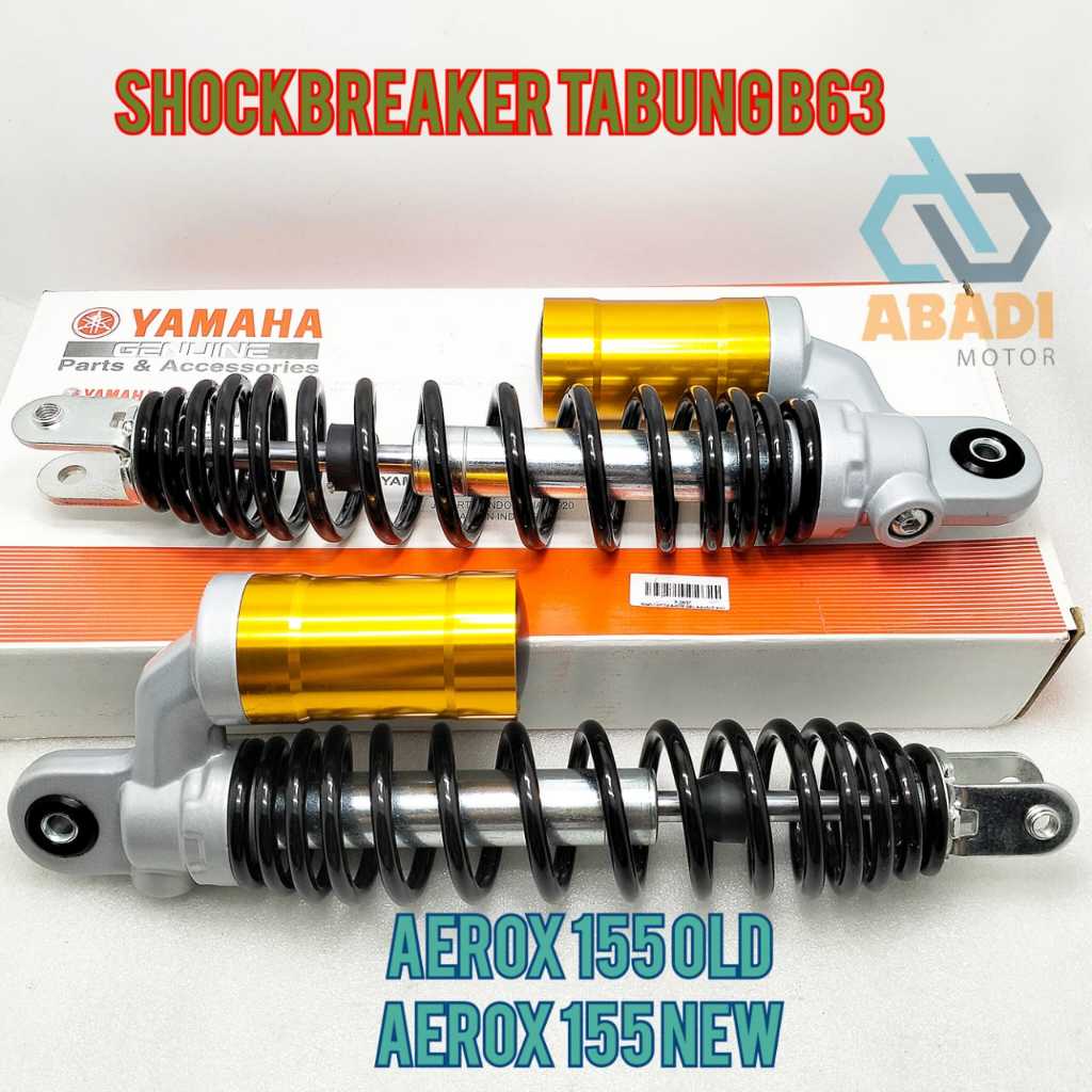 Shockbreaker Shock Belakang Tabung Ori Yamaha B63 Aerox 155 Old Aerok New Shok Breker Original Sok B