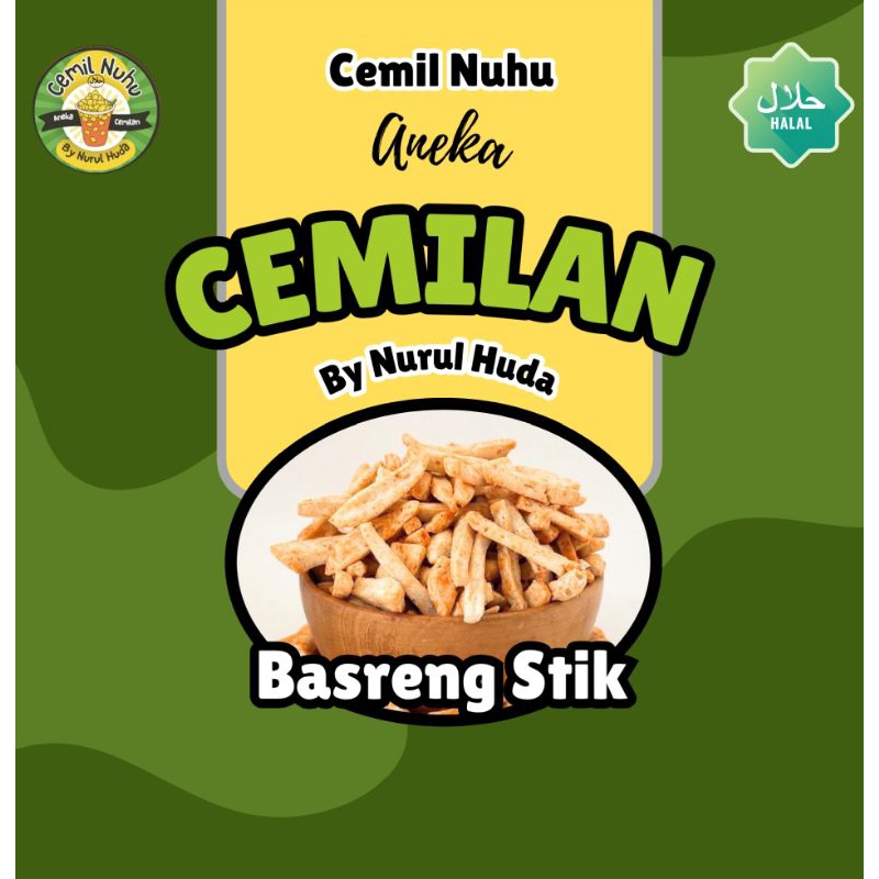 

BASRENG STIK Cemilan Serba 5rb - Cemilan Varian Rasa Pedas, Manis, Gurih, Asin & Pastinya Renyah - Cemil Nuhu - Aneka Cemilan - By Nurul Huda - Halal