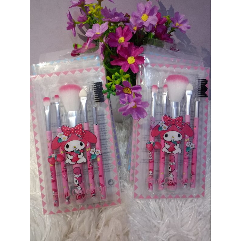 KUAS MAKE UP KARAKTER - BRUSH SET MAKE UP 5 PCS