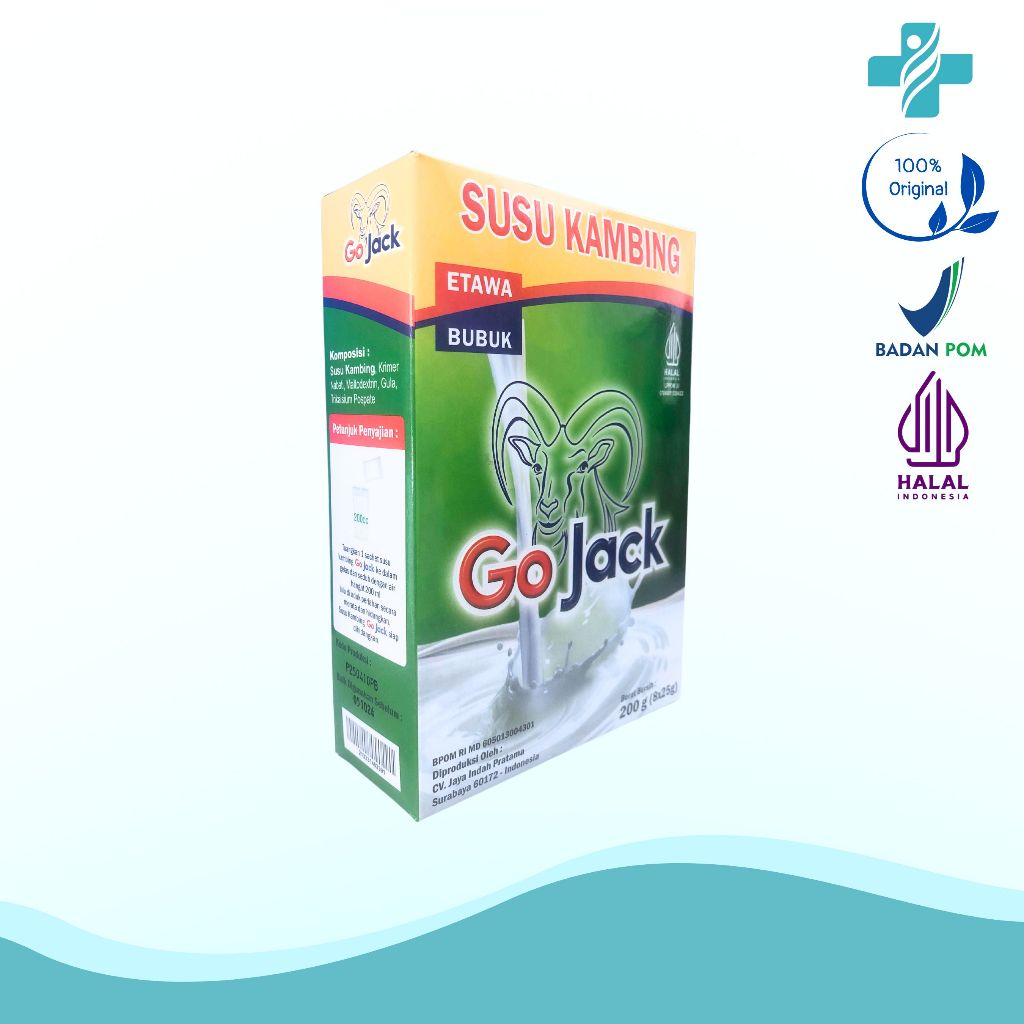 

susu Kambing Go Jack 8x25gram