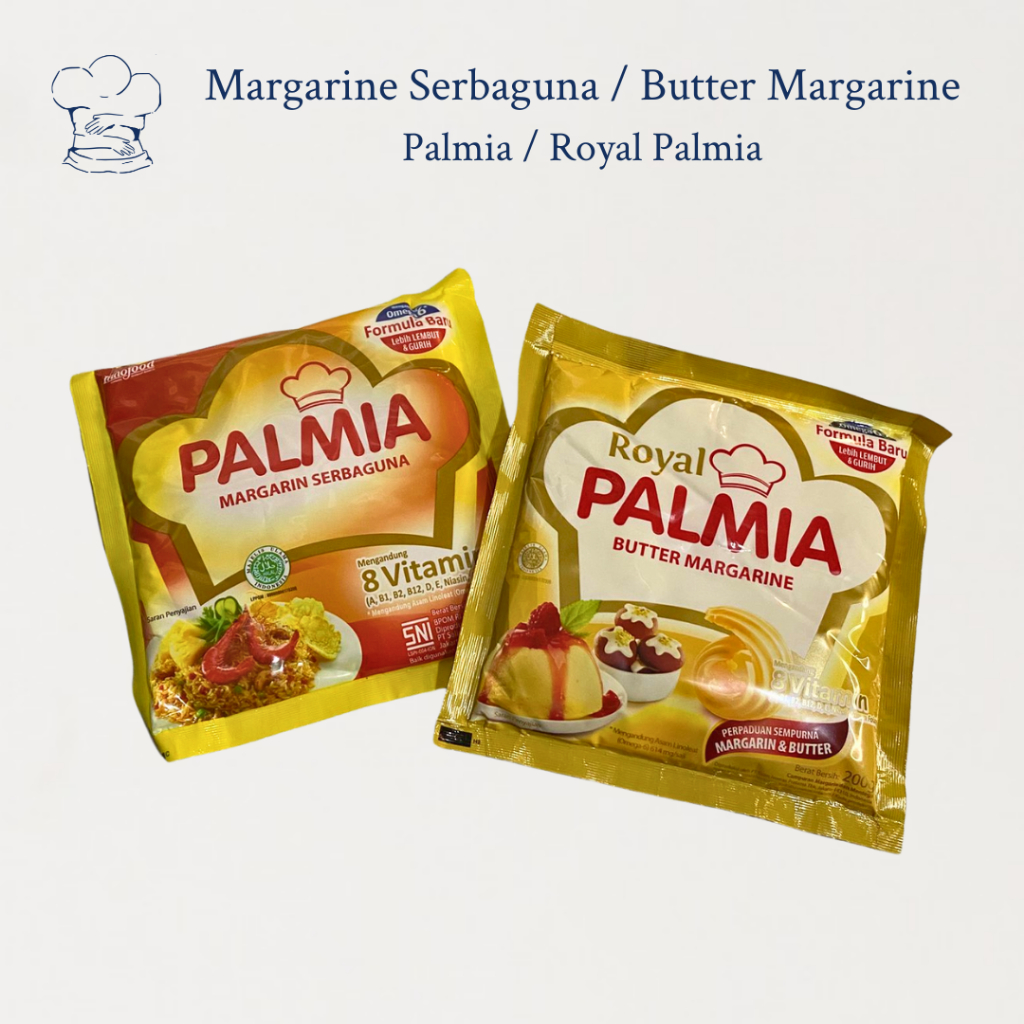 

Palmia Serbaguna / Royal Palmia Margarine 200gr – Margarin Masak & Kue Rasa Butter
