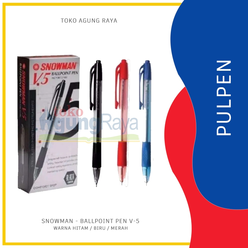 

PEN V-5 HI-GRIP 0.7 MM SNOWMAN