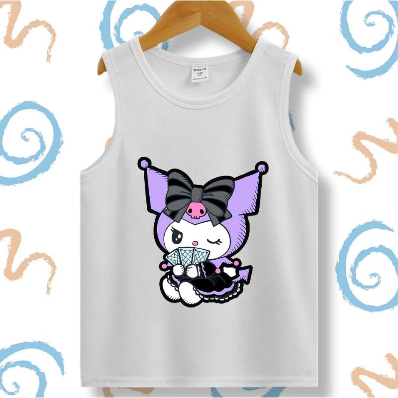 singlet anak anak perempuan  kuromi 2-8 tahun