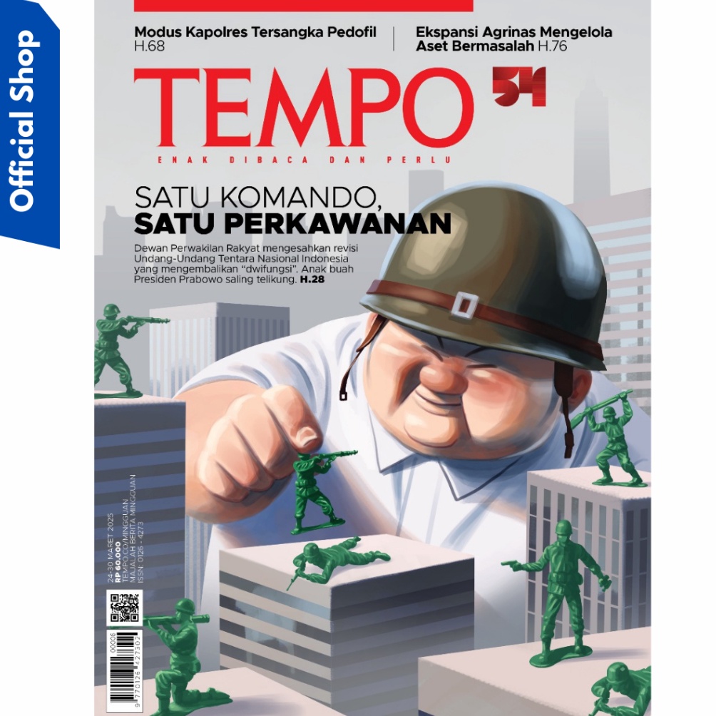 KODE X66D Majalah Tempo Ed 546 Satu Komando Satu Perkawanan Tanggal 24 Maret 225