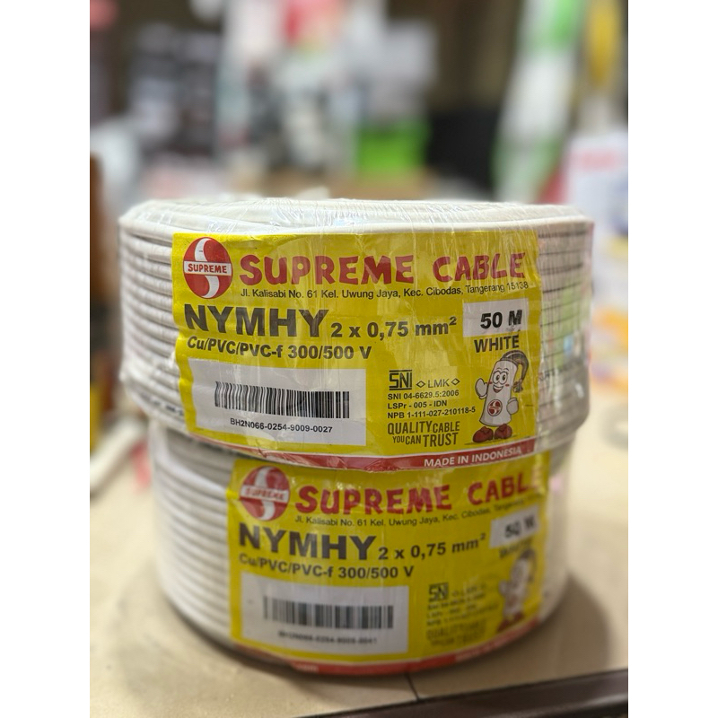 kabel 0,75 serabut nymhy supreme 50m