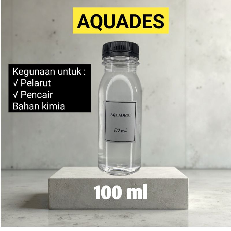 AQUADEST | AKUADES | AQUADES | AIR SULING 100ML