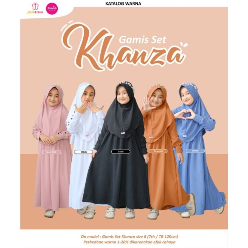 Gamis Set Khanza by Jilbab kakak | Gamis Anak Remaja