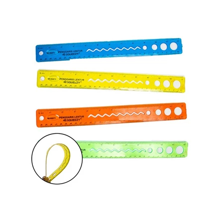 

Penggaris Lentur Squeezy Ukuran Panjang 30cm RR-SQ672 - Rekomendasi Terbaik