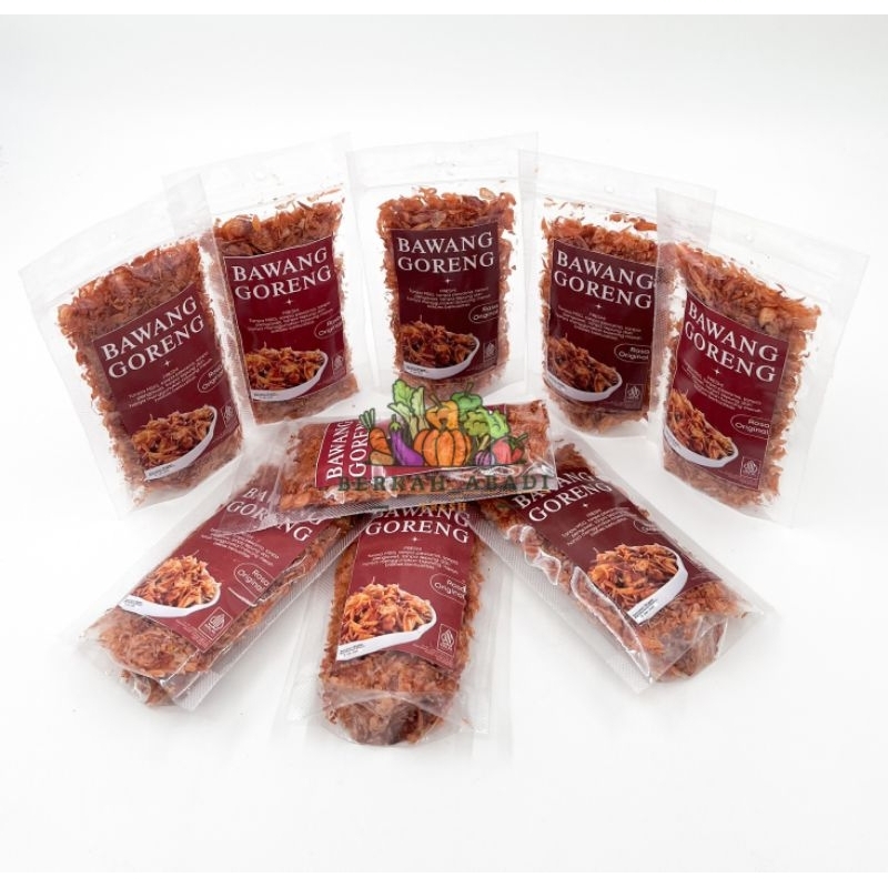 

TERMURAH - BAWANG MERAH GORENG BREBES RASA ORIGINAL TANPA TEPUNG DAN RENYAH / BAWANG GORENG TERLARIS / BAWANG MERAH GORENG MURNI TANPA CAMPURAN /BAWANG GORENG BERKUALITAS /BAWANG MERAH BREBES