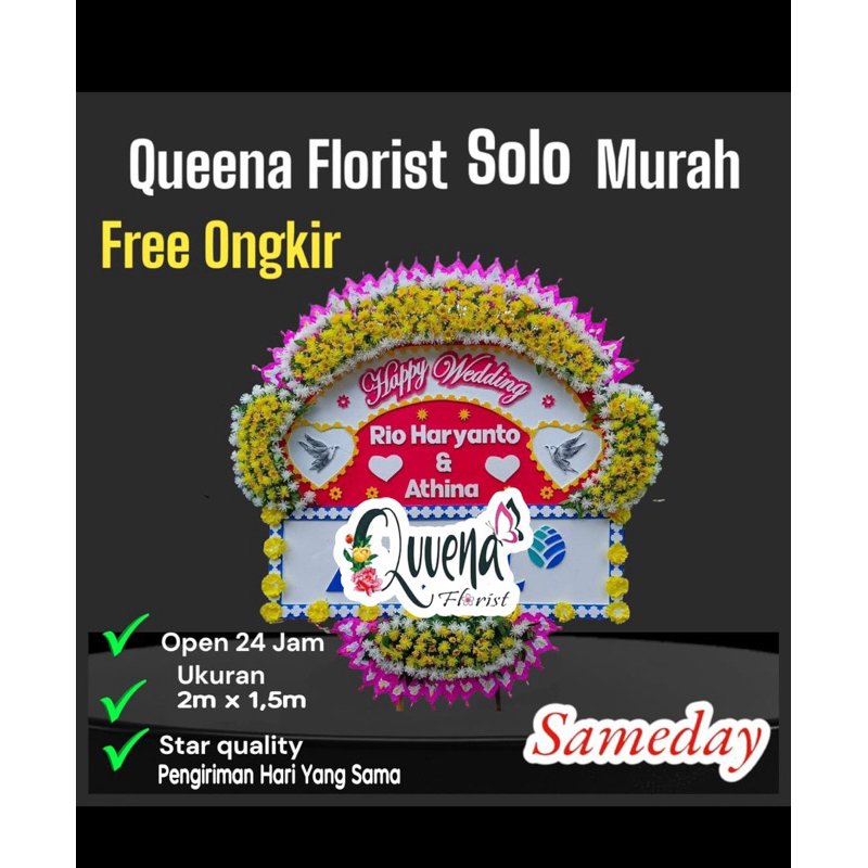 karangan bunga ucapan daerah solo, klaten, sukoharjo, boyolali, sragen, wonogiri & sekitarnya