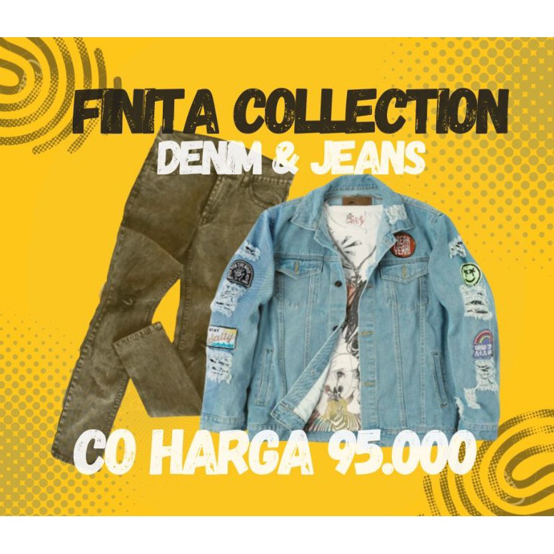 KODE E34R Jacket Jeans Finitachintia Kualitas Premium 9518k