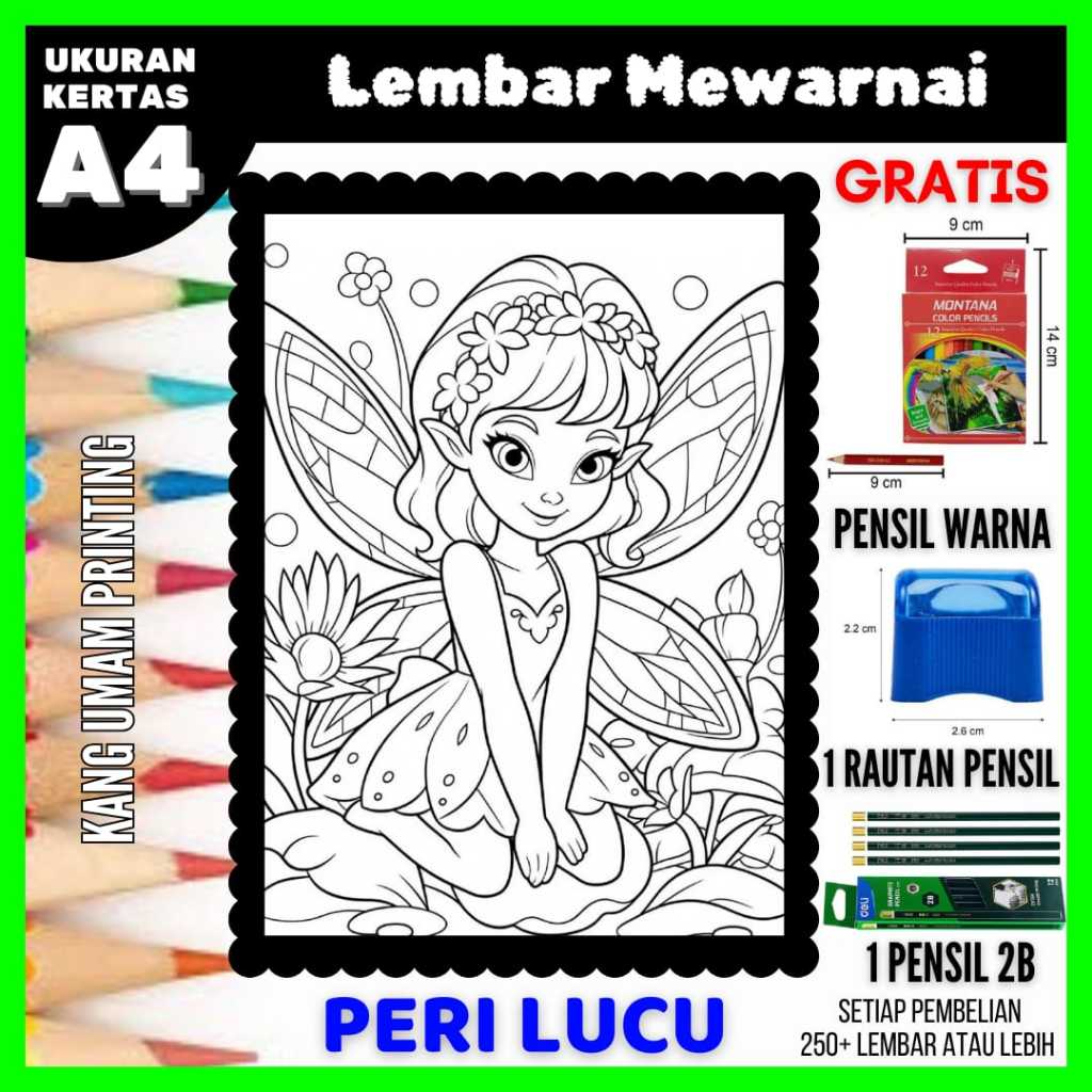 

Lembar Mewarnai Gambar Peri Lucu / imut Untuk Semua Usia Bagian 06, Sketsa, Drawing,Coloring,Lukisan