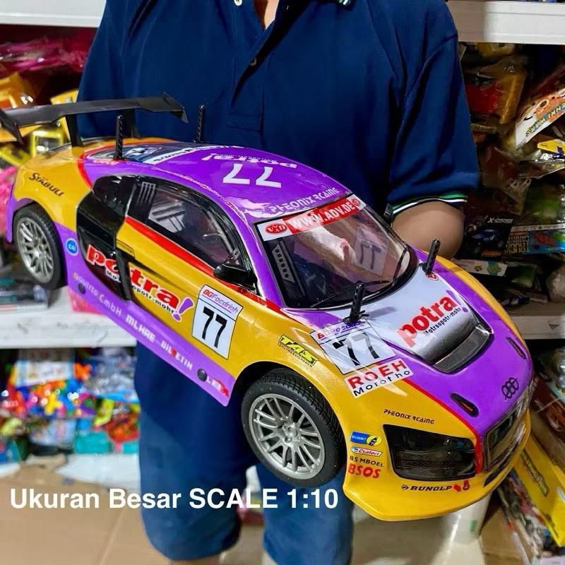 Rc Drift Mobil Remote Control Sedan Drift Besar Scale 1:10 Rc Sedan Drift