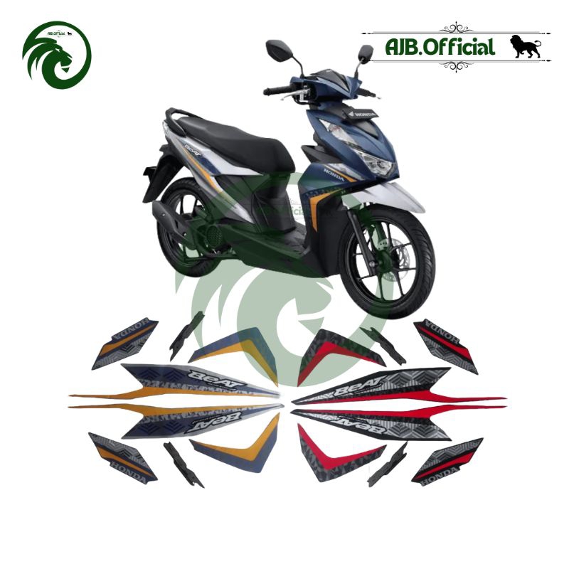 Striping Honda Beat FI ESP LED CBS ISS 2022 AJB Official