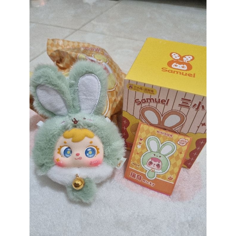 [READY STOCK] SAMUEL TYKE MINI LUCKY BUNNY BLIND BOX SELECTED KEYCHAIN