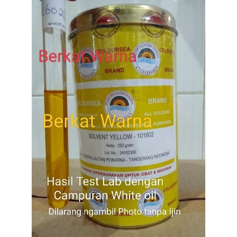 

KODE E65P Pewarna Minyak Solvent Yellow 1162 Coloursea Powder