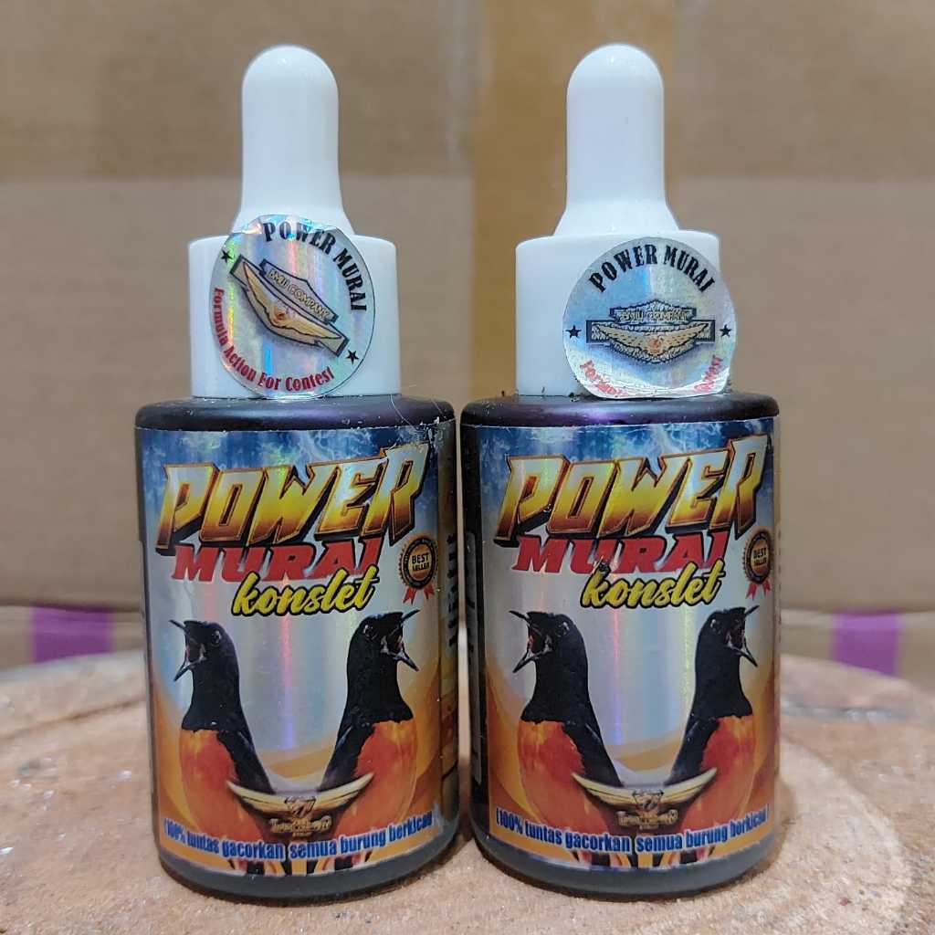 POWER MURAI KONSLET VITAMIN SUPLEMEN PENGGACOR BURUNG MURAI BATU LOMBA DAN HARIAN