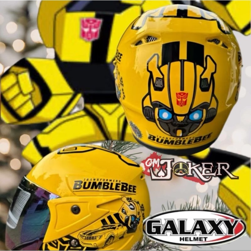 Helm Anak Bumblebee Sky Galaxy Helmet Anak usia 3_12th SNI Original