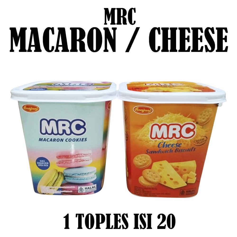 

RANJANI MRC MACARON COOKIES / CHEESE SANDWICH BISCUITS TOPLES ISI 20