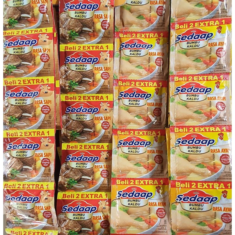 

sedaap kaldu ayam dan sapi