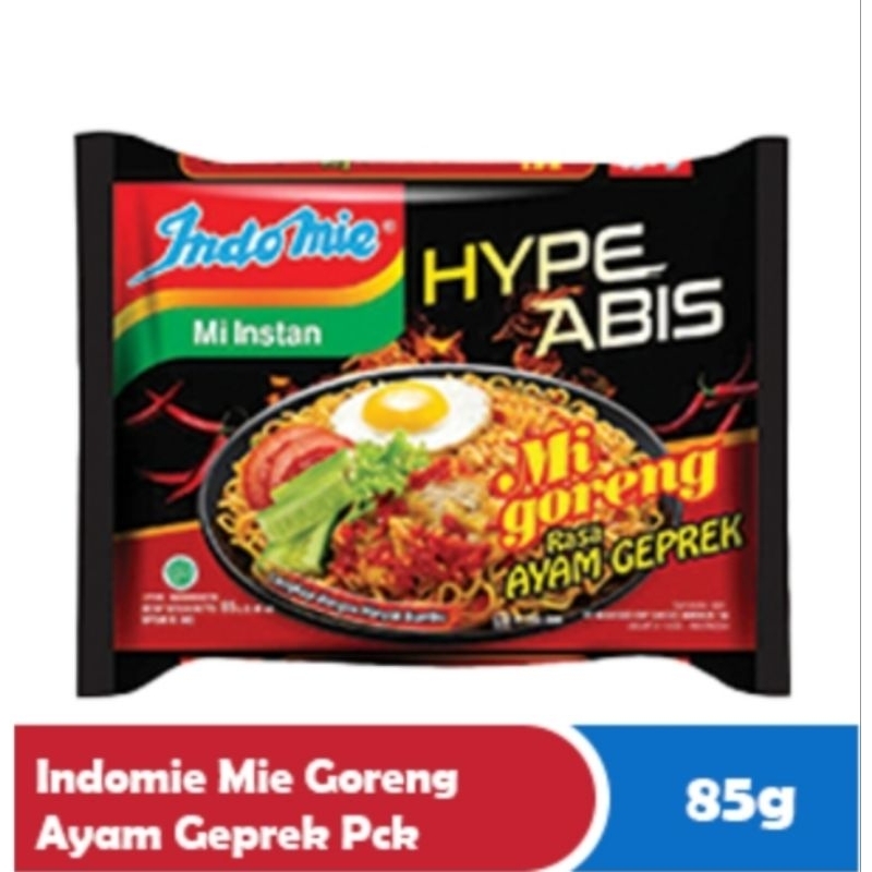

Indomie Goreng Ayam Geprek Mie Goreng Hype Abis Ayam Geprek Instan | 1Sachet | 1Dus 40x85g
