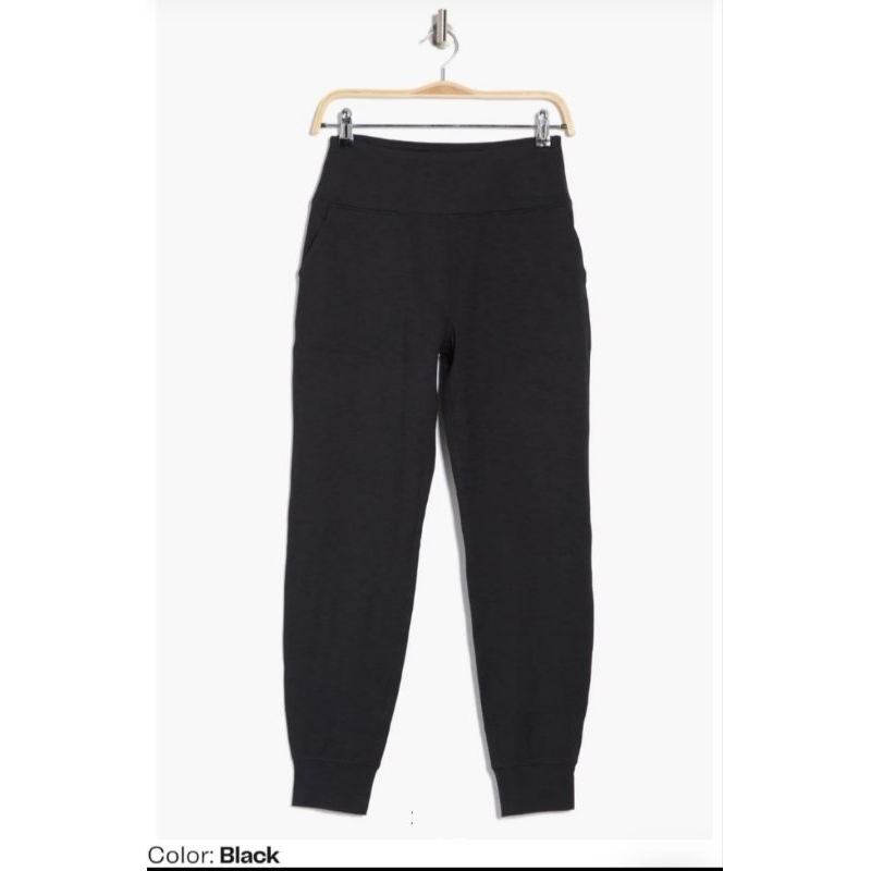 Celana jogger gottex black hight waist jogger loose laging 2 side pocket