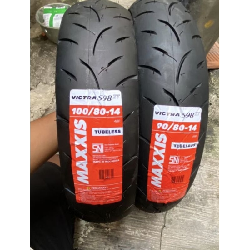 BAN SET MAXXIS VICTRA VARIO150/BAN LENGKAP MAXXIS NEW VARIO125/BAN SET DEPAN BELAKANG LEXI/BAN KOMPL