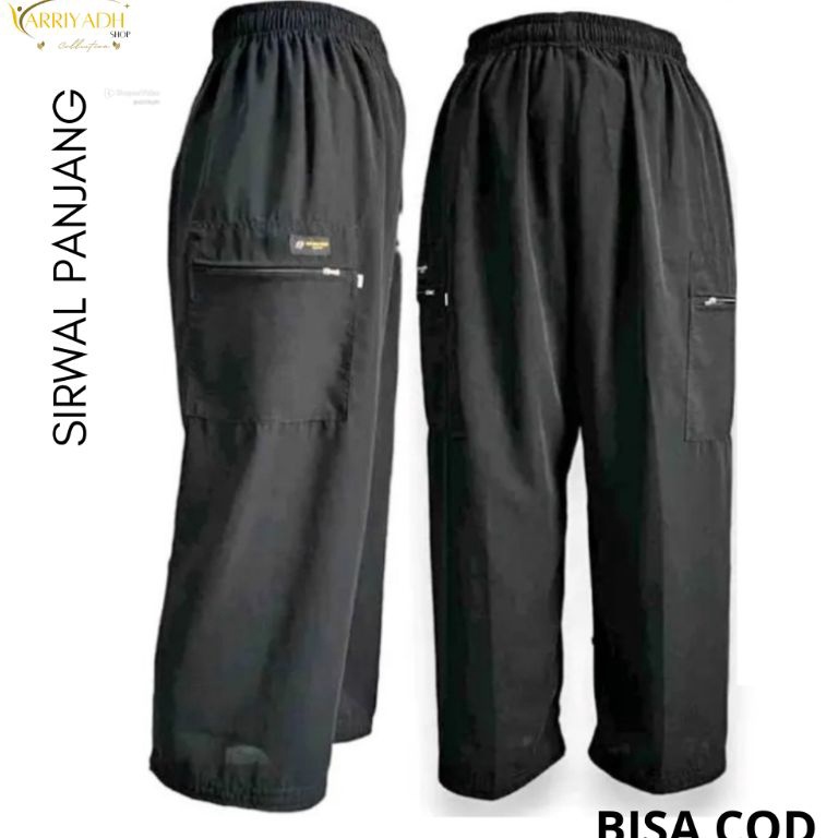 KODE I36Q Celana Sirwal Dewasa Celana Pangsi Jumbo Celana Umroh Haji